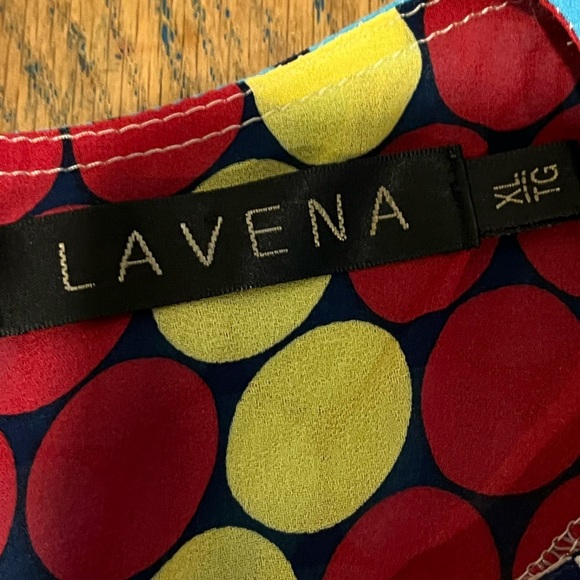 LAVENA Multicolor Polka Dot Sleeveless Tunic – XL - Picture 2 of 8